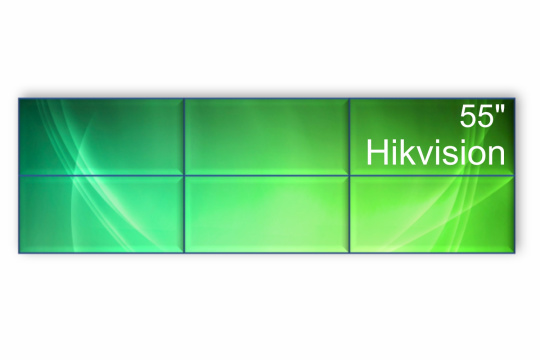 Изображение Видеостена 3x2 Hikvision 55" DS-D2055HU-Y