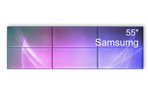  Фото видеостена 3x2 samsung 55" vh55c-r - фото 2