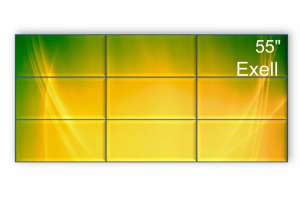  Фото видеостена 3x3 exell 55" expd-wa55ab35 - фото 2