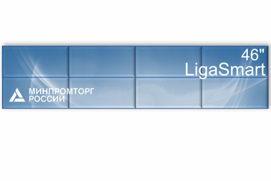 Изображение Видеостена 4x2 шов 0.88 LigaSmart 46" V 46.42